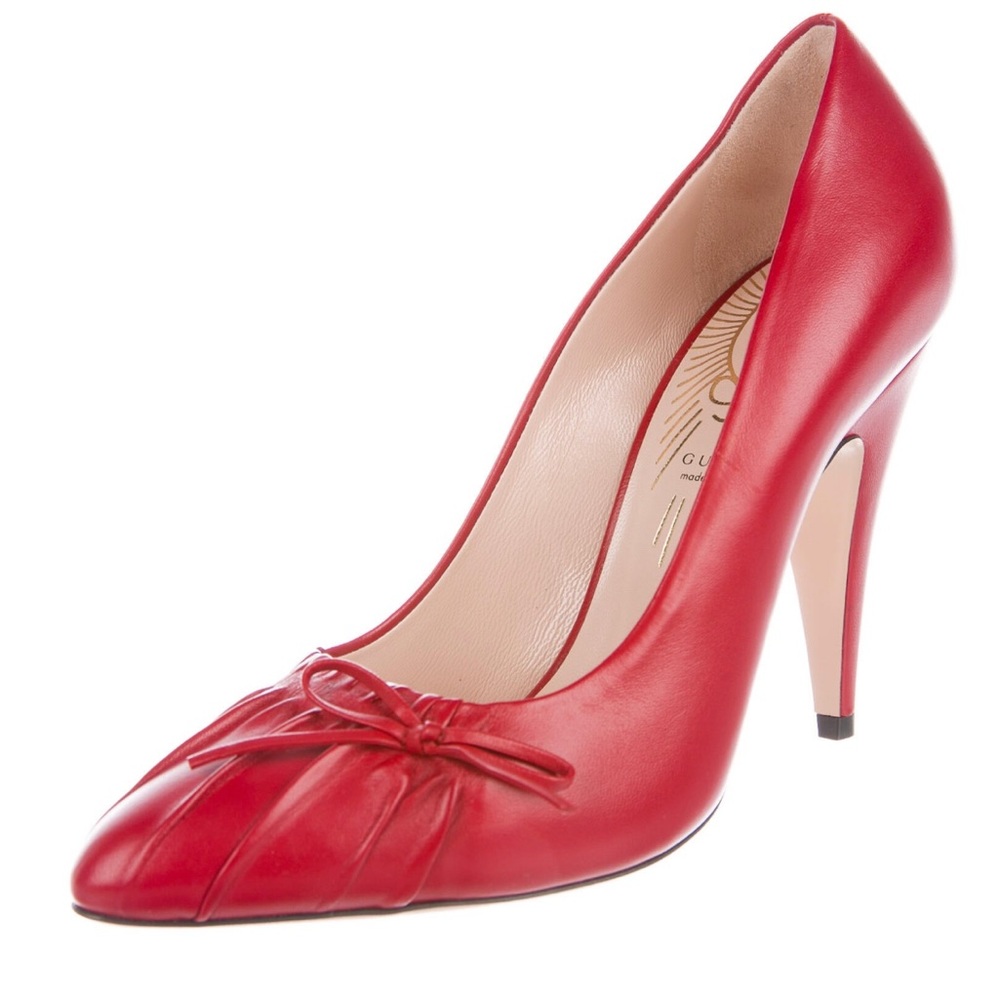 Gucci Napa Charlotte Pumps size 38